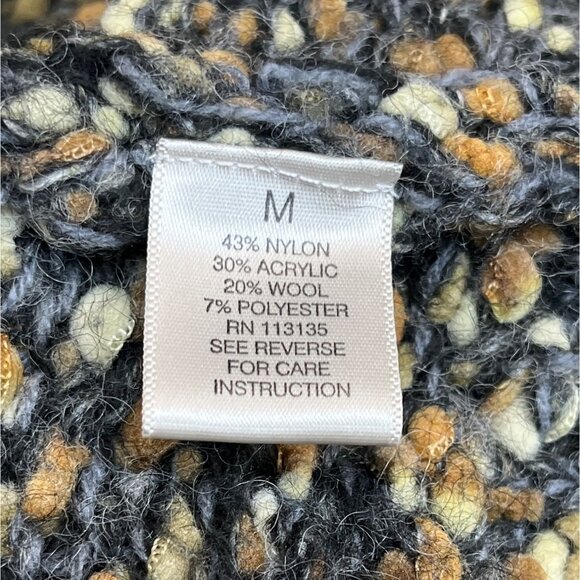 Leo & Nicole Women's Multicolor Knit Cardigan Sz M - Picture 5 of 6